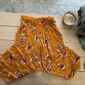 Boho style flowy pants